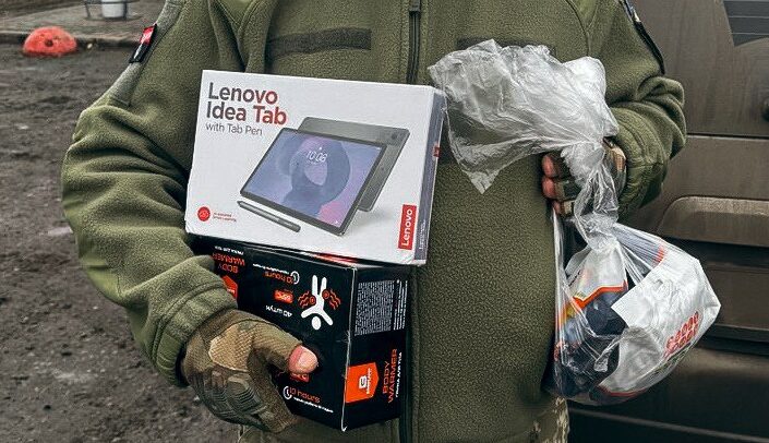 Планшет для ПЗ «Кропива» передано мінометникам 57-ї ОМБр