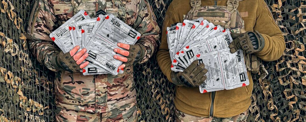 Оклюзійні наліпки для медиків 115-ї ОМБр